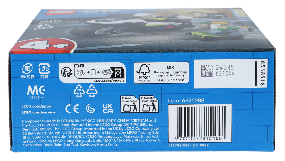 Inseguimento Della Moto Della Polizia Lego City - Foto 2