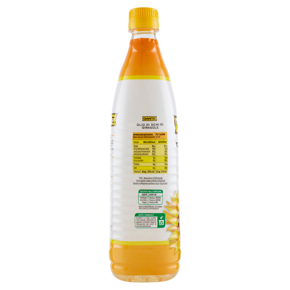 Olio Di Semi Di Girasole Dante - Foto 2