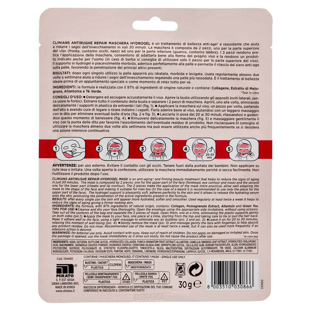 Maschera Viso Gold Clinians - Foto 3