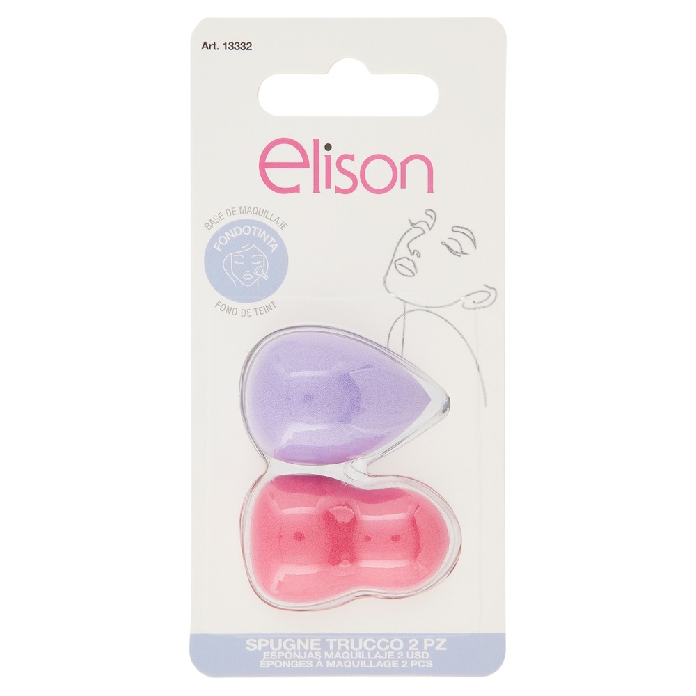 Spugne Trucco 2 Pz Elison - Foto 1