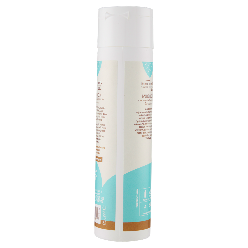 Bagnodoccia Con Mandorla E Avena Bennet Cosmesi Naturale Bio - Foto 3