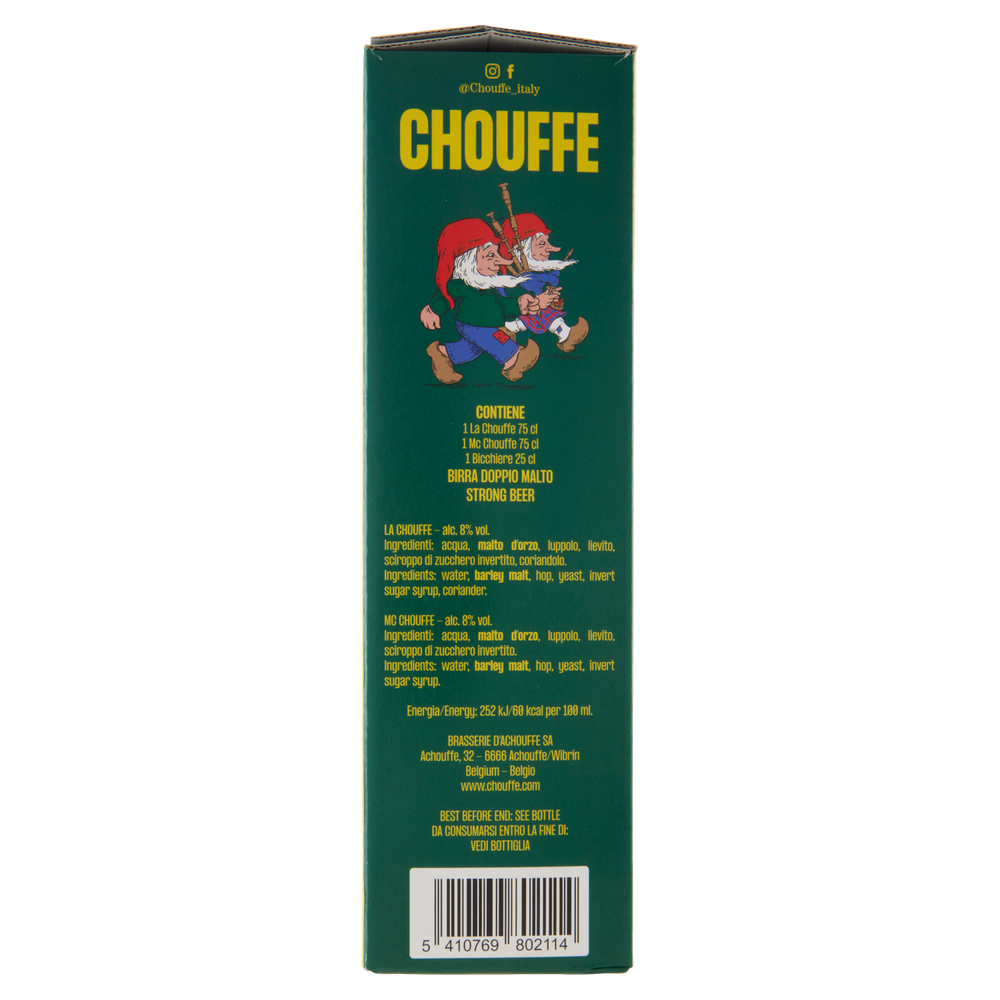 Birra Gift Pack 2 Bottiglie Da 750ml+bicchiere Chouffe - Foto 2