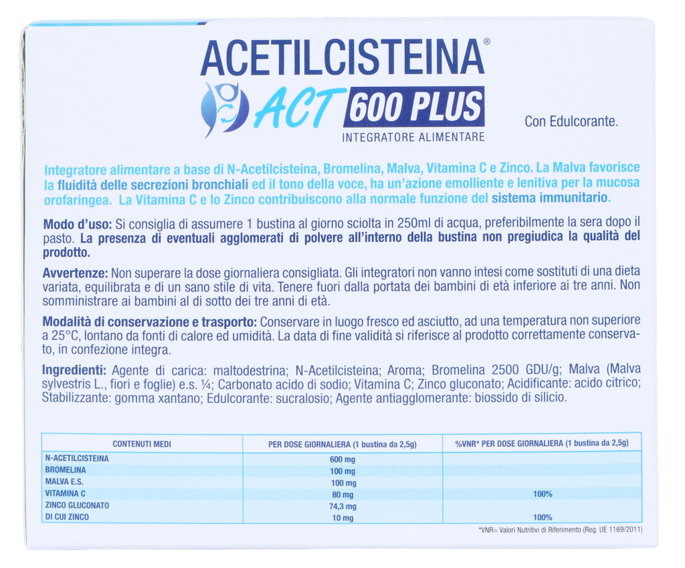 Acetilcisteina Act Plus Nac 600 - Foto 3