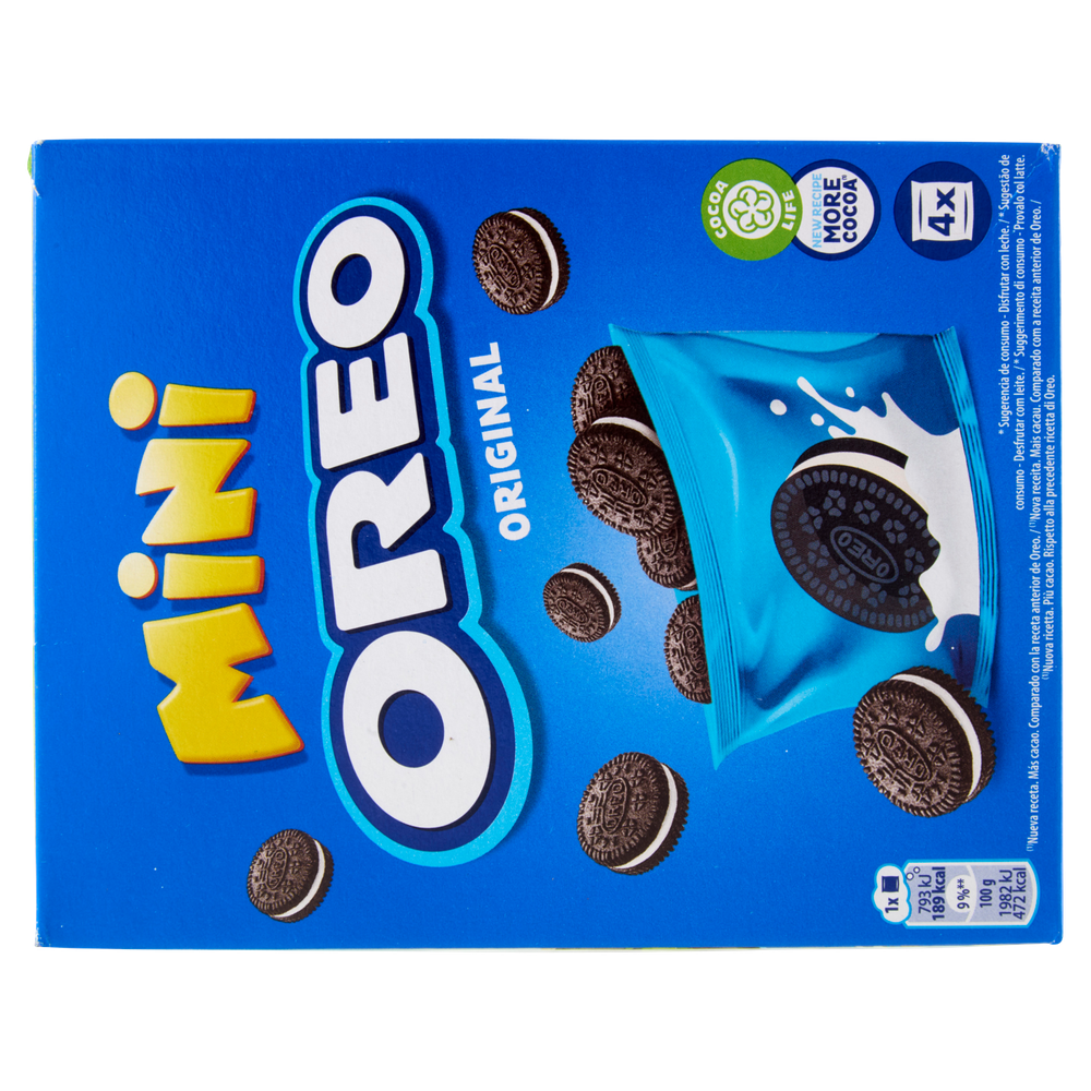 Biscotti Oreo Mini Con Ripieno Di Crema Alla Vaniglia 4x40g Oreo - Foto 3