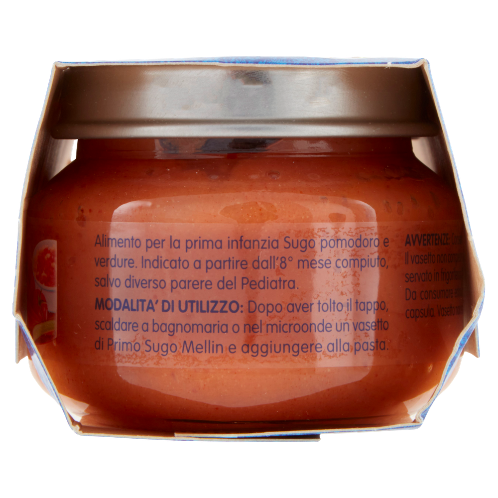 Primo Sugo Dall'8° Mese Pomodoro E Verdure 2x80g Mellin - Foto 2