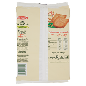 Fette Biscottate Con Farina Integrale 9x35,5g Bennet - Foto 3