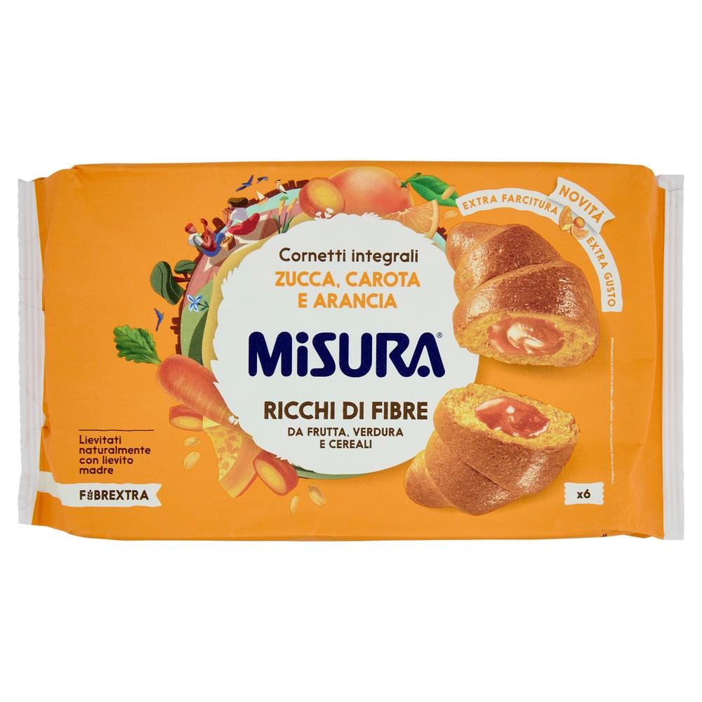 Cornetto Fibrextra Arancione Extra Farcitura Misura - Foto 1