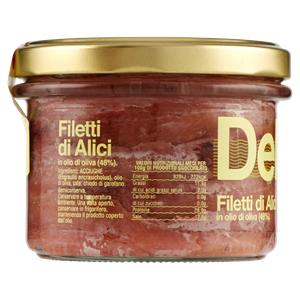 Filetti Alici Tese In Olio Di Oliva Delicius