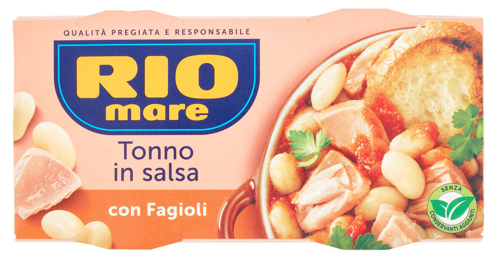 Tonno In Salsa Con Fagioli Rio Mare 160gx2 - Foto 1