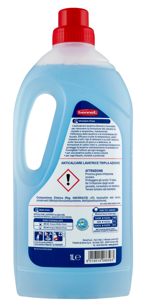 Anticalcare In Gel Per Lavatrice Bennet - Foto 3