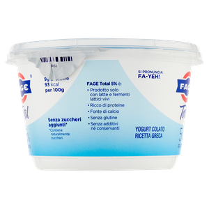 Total 5% Yogurt Bianco Intero Fage - Foto 2