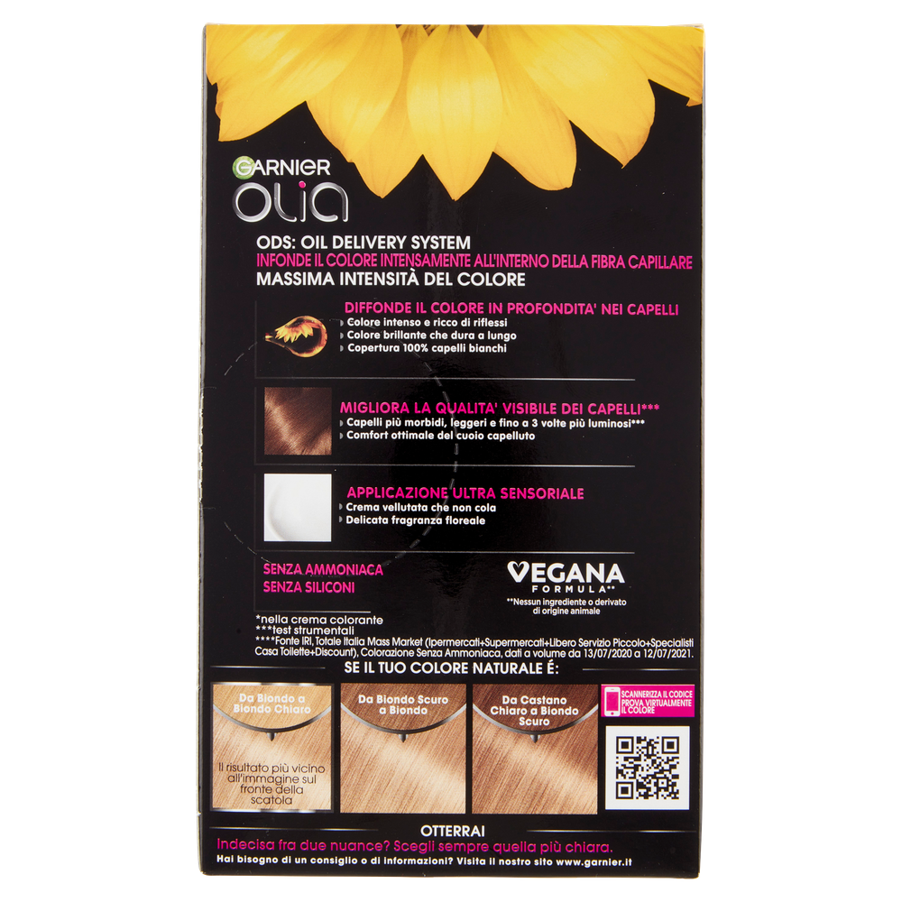 Colorazione Capelli Olia 9.0 Biondo Chiarissimo