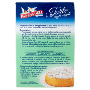 Preparato Per Torta Le Torte Degli Angeli Gusto Vaniglia Paneangeli - Foto 3