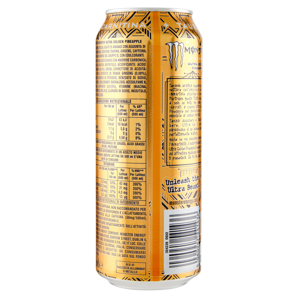 Energy Drink Ultra Golden Monster - Foto 3