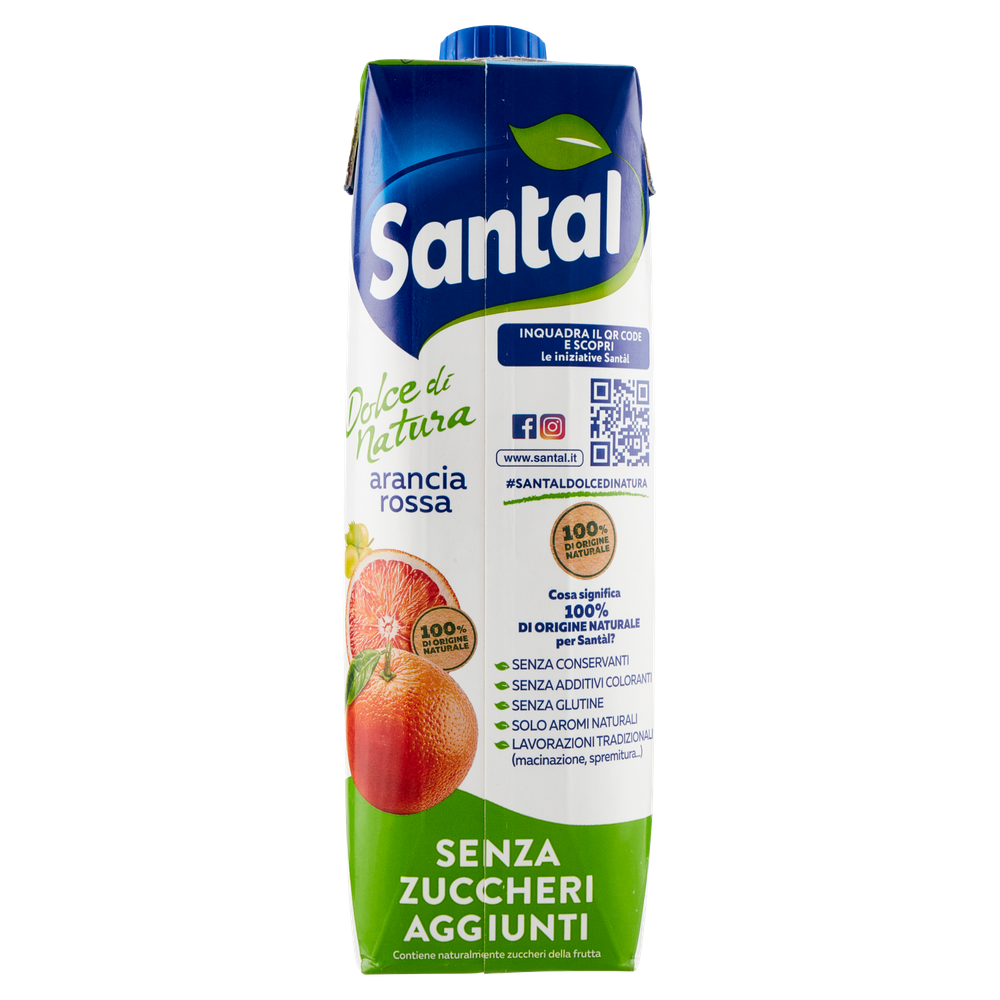 Succo Senza Zuccheri Aggiunti Arancia Rossa Santal - Foto 3