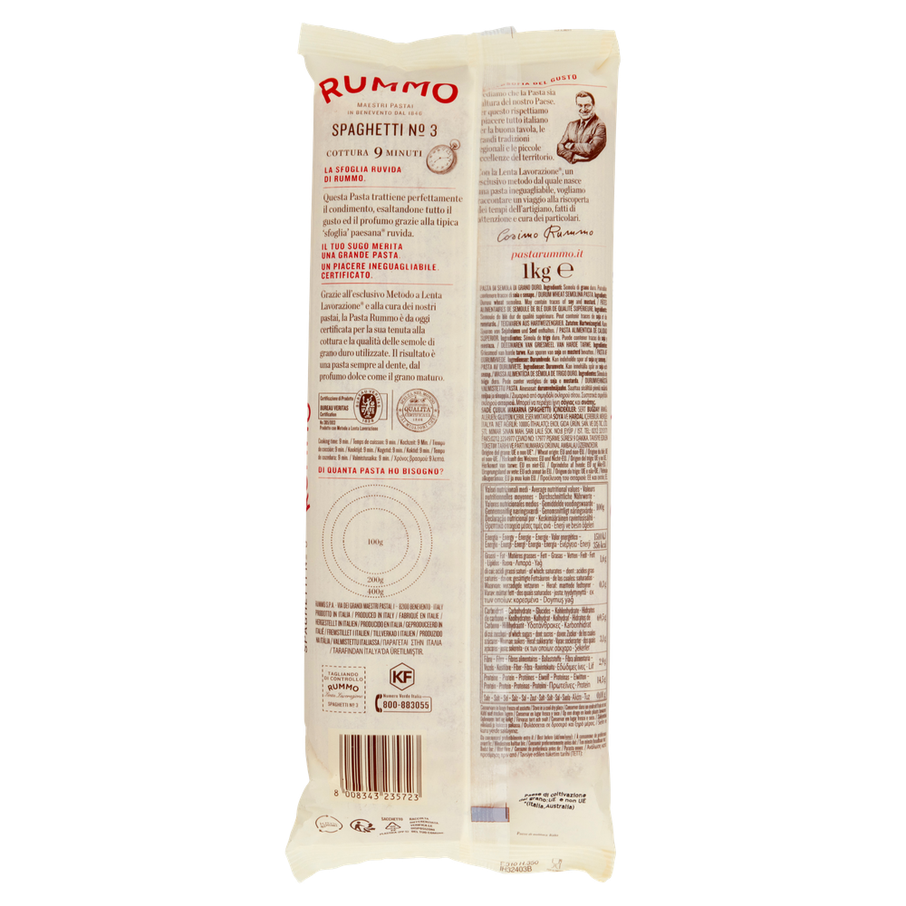 Pasta Di Semola Di Grano Duro Spaghetti Rummo - Foto 3