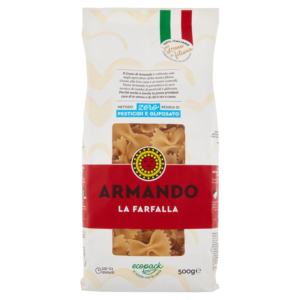 Pasta La Farfalla Zero Residui Di Pesticidi Armando - Foto 1