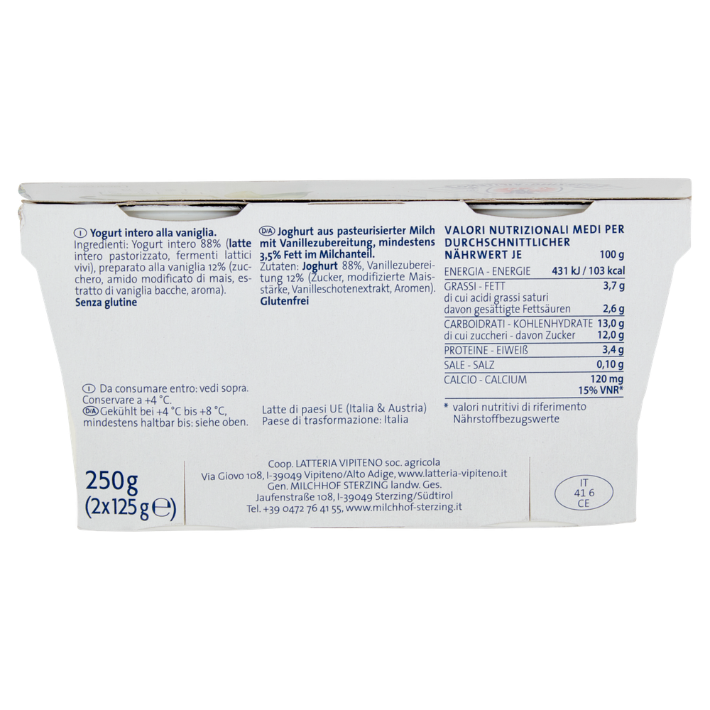 2 Yogurt Vaniglia Vipiteno - Foto 3