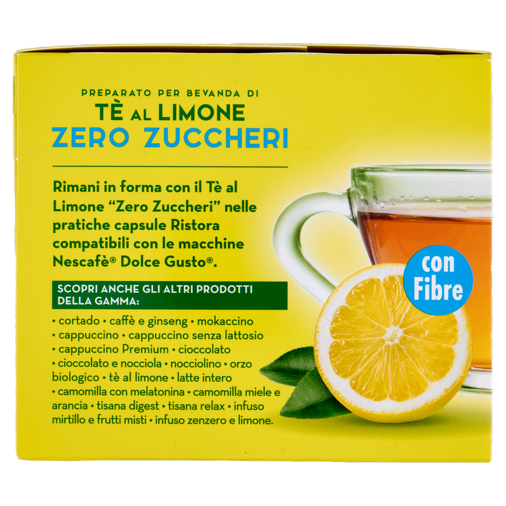 Tè Al Limone Senza Zucchero Capsule Nescafé Dolce Gusto 10pz Ristora - Foto 2