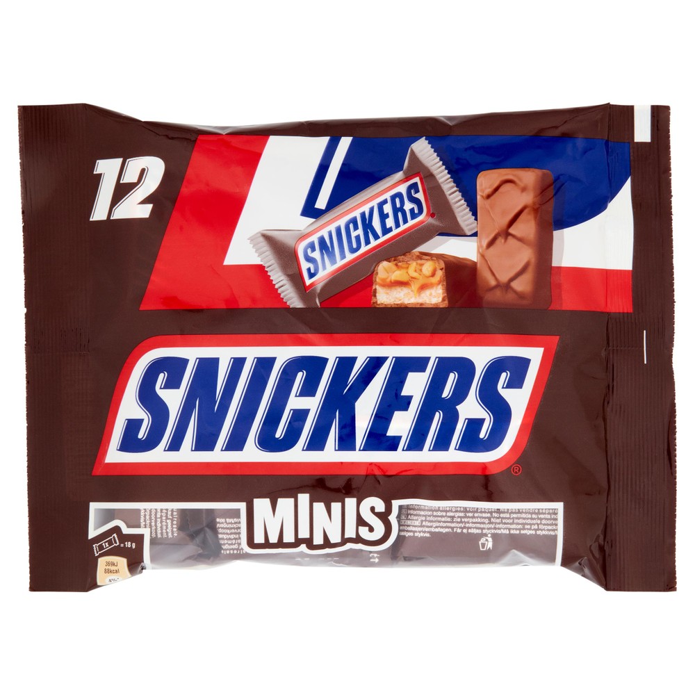 Barrette Minis Al Cioccolato, Caramello E Arachidi 12x18,9g Snickers - Foto 1