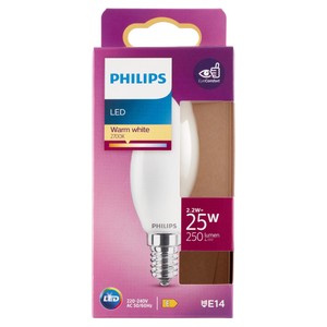 Lampadina A Led Candela 25w Attacco E14 Luce Calda Philips - Foto 1