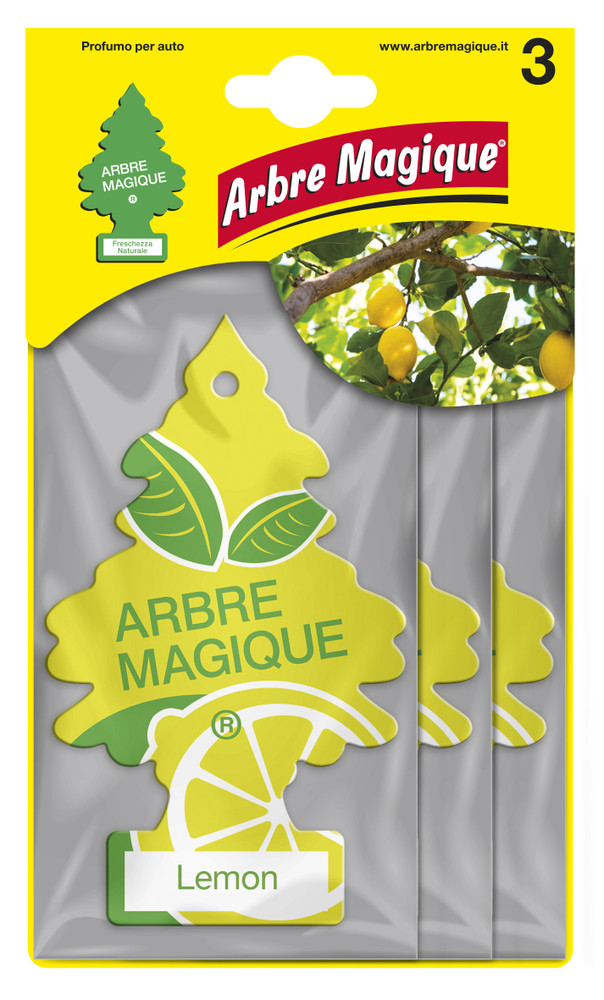 3 Profumatori Per Auto Arbre Magique Lemon - Foto 1