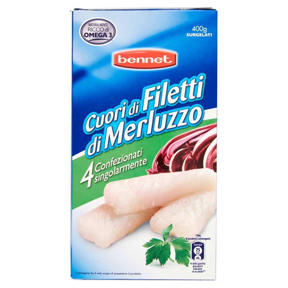 Cuori Filetto Di Merluzzo Surgelati Bennet - Foto 3
