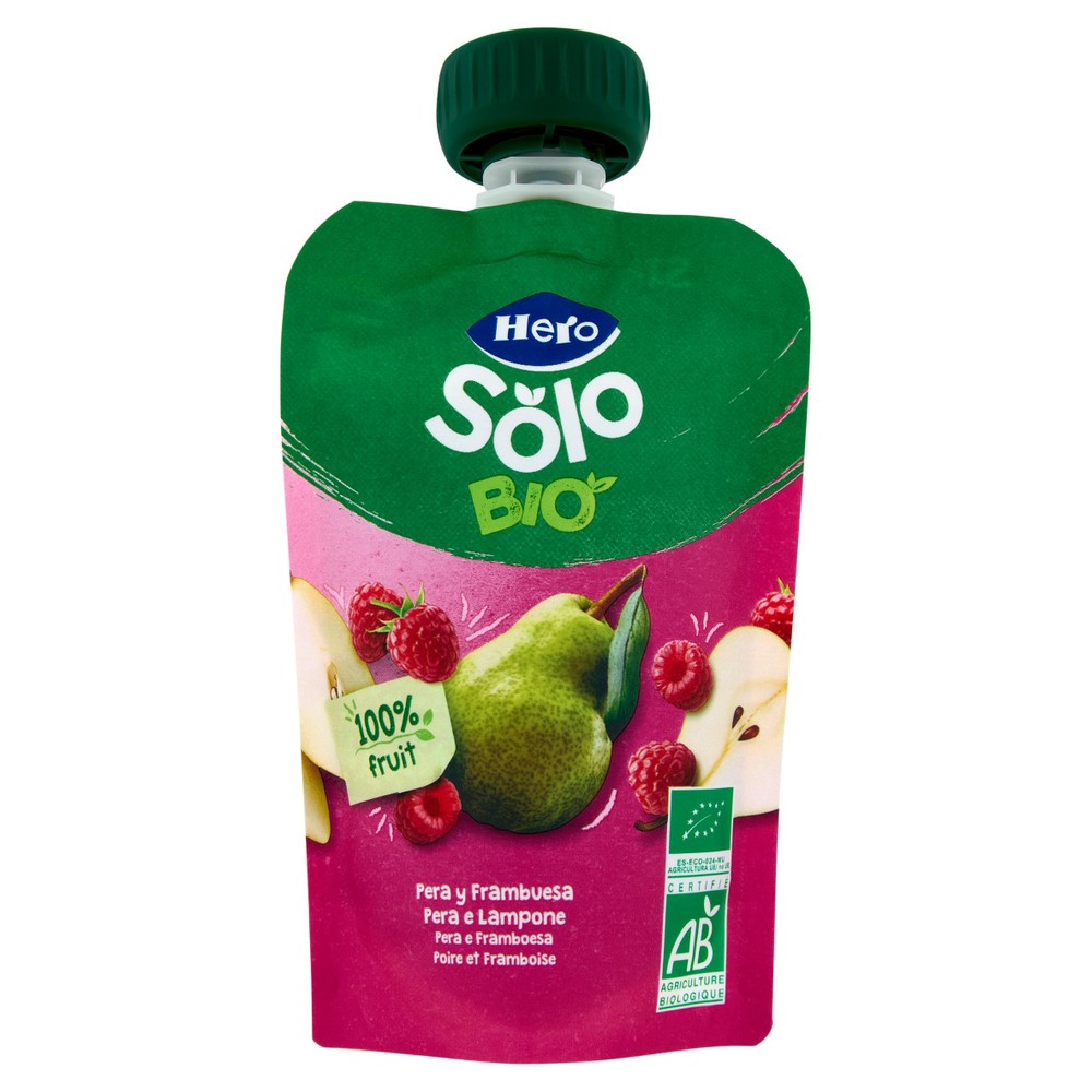 Pouch Pera E Lampone Bio Hero Solo - Foto 1