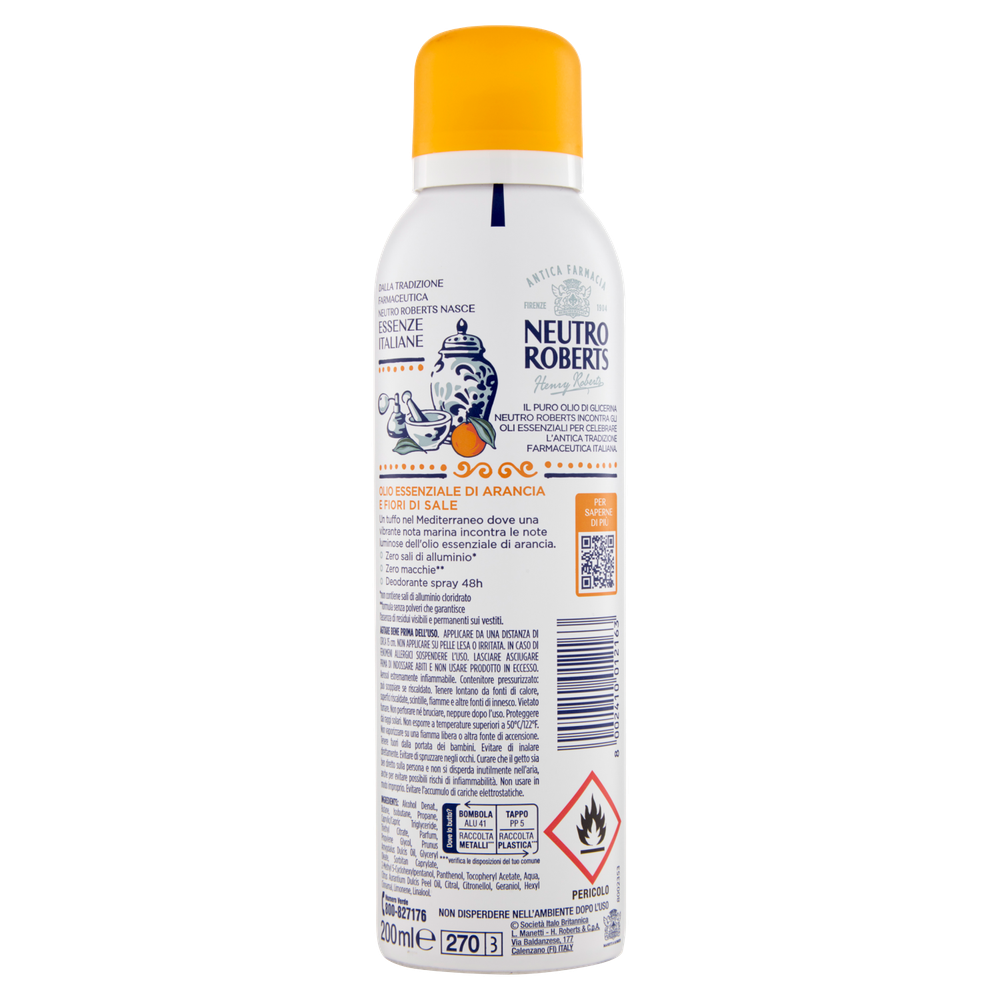 Deodorante Spray Neutro Roberts Essenze Italiane Siracusa - Foto 3