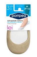 Salvapiedi Donna 39 / 42 Naturale Conf Da 3 Pompea Salvapiedi Donna 39 / 42 Naturale Conf Da 3 Pompea