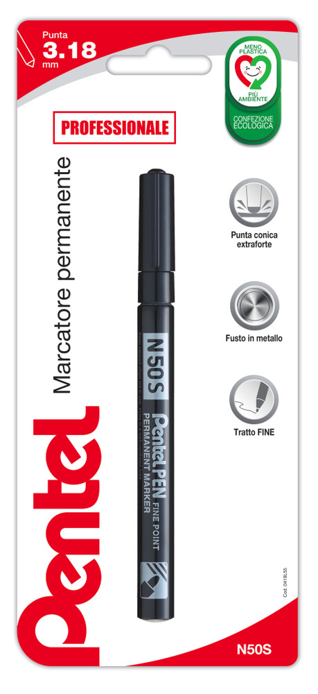 Marcatore Professionale Permanente Nero Slim Pentel - Foto 1
