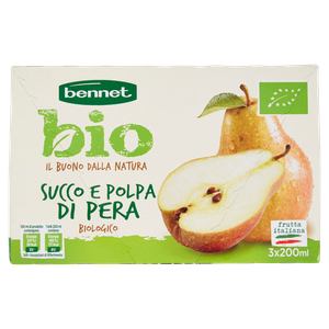 Succo E Polpa Pera Bennet Bio Conf. Da Ml 200x3 - Foto 3