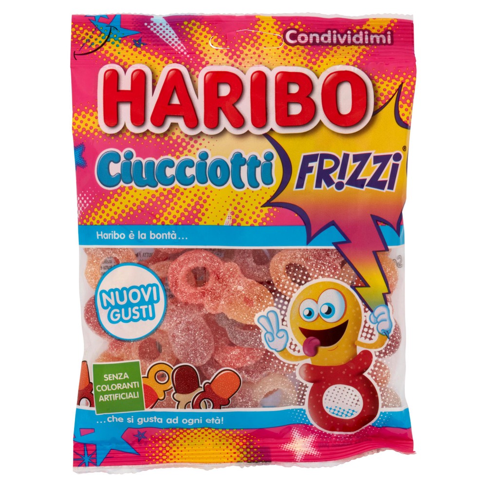 Caramelle Gommose Ciucciotti Fr!zzi Frizzanti Haribo - Foto 1