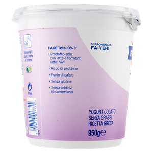 Total 0% Yogurt Bianco Magro Fage - Foto 2