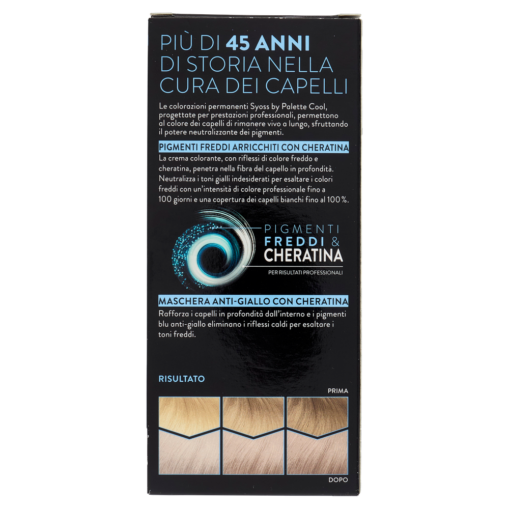 Colorazione Capelli Syoss By Palette Base Cool 12.59 Biondo Platino - Foto 3