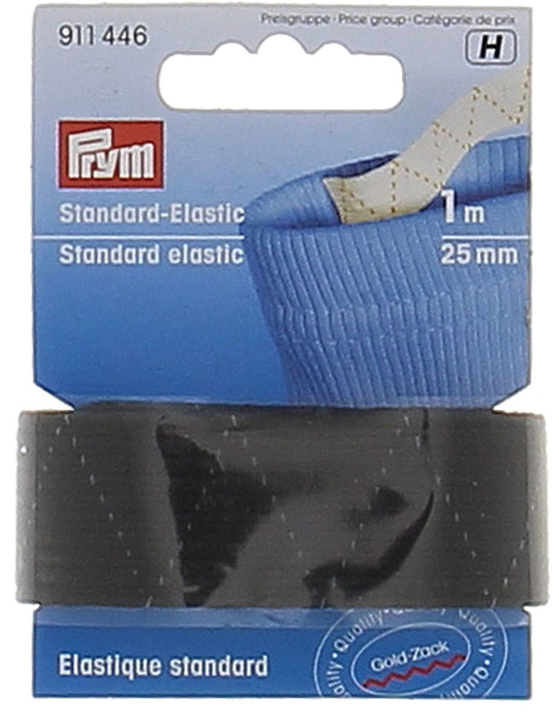 Elastico Lavabile Largo Nero Mm.25 X Mt.1 Prym - Foto 1