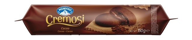 Biscotti Cremosi Farciti Con Crema Cacao Monviso - Foto 3