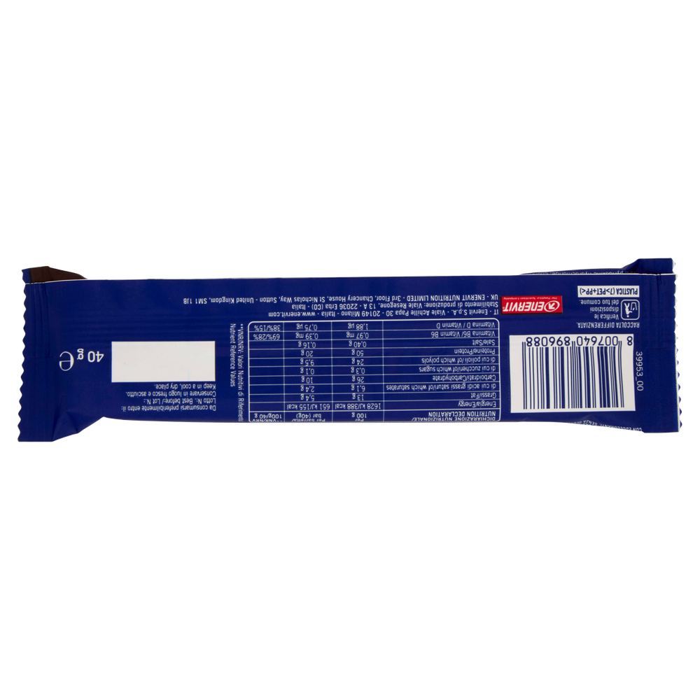 Enervit Protein 50% Bar With Vitamins Dark Choco 40 G - Foto 3