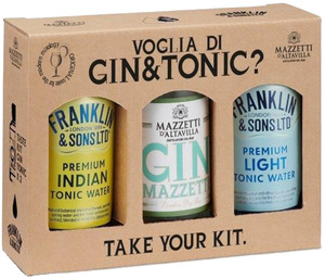 Kit Gin & Tonic Mazzetti - Gin 42'10cl + 2 Toniche Franklin