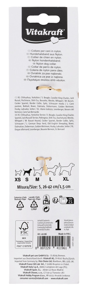 Collare Cani Everyday Nylon S Vitakraft - Foto 3