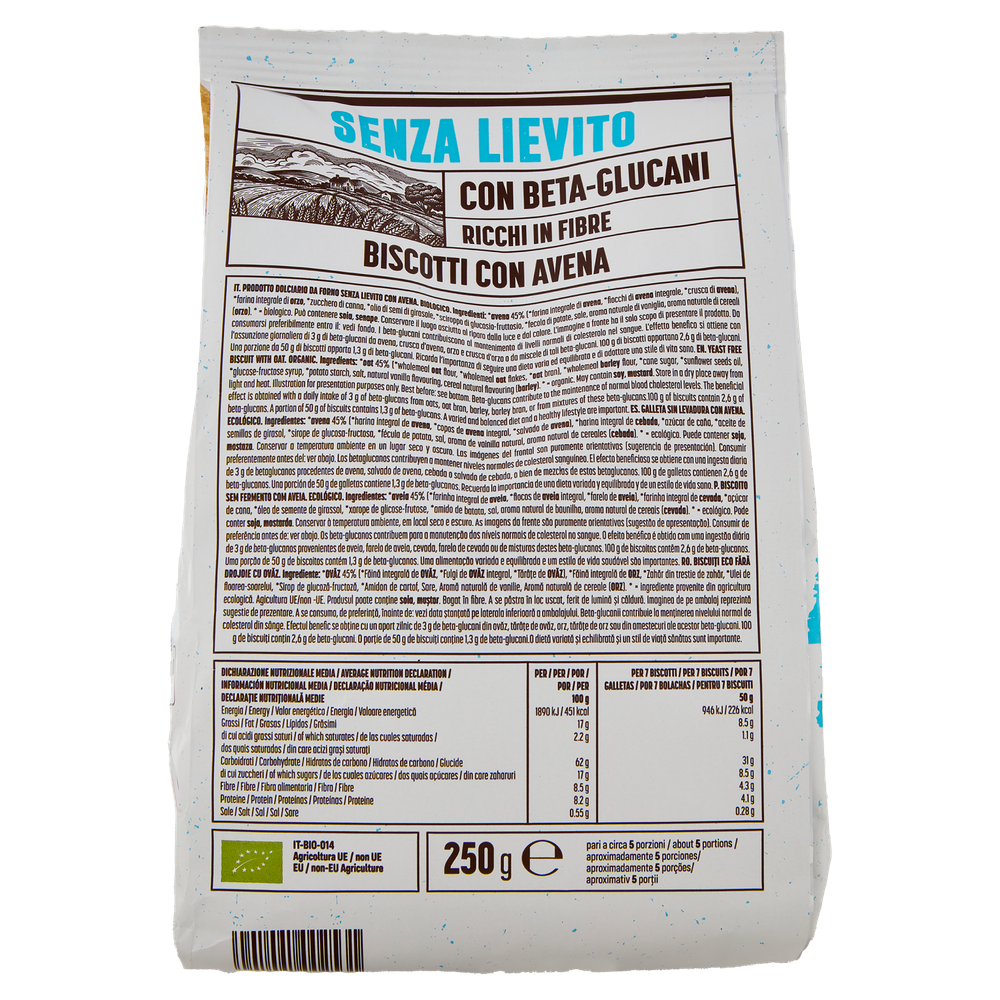 Biscotti Integrali Avena Senza Lievito Germinal Bio - Foto 3