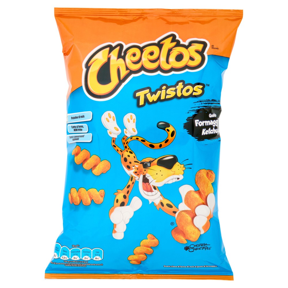 Snack Di Mais Al Gusto Di Formaggio E Ketchup Twistos Cheetos - Foto 1