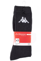 Calze Tennis Uomo 42 / 44 Nero Conf Da 3 Kappa Calze Tennis Uomo 42 / 44 Nero Conf Da 3 Kappa
