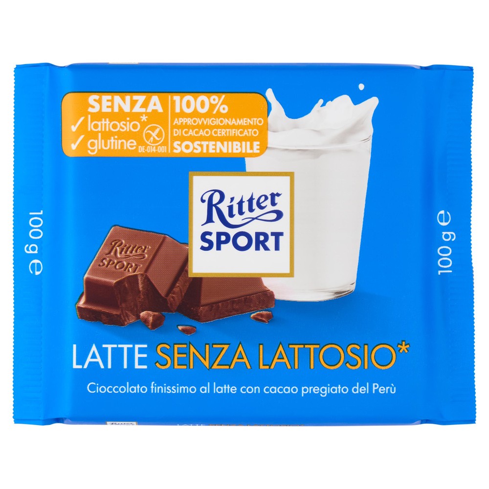 Tavoletta Di Cioccolato Al Latte Senza Lattosio Ritter Sport - Foto 1