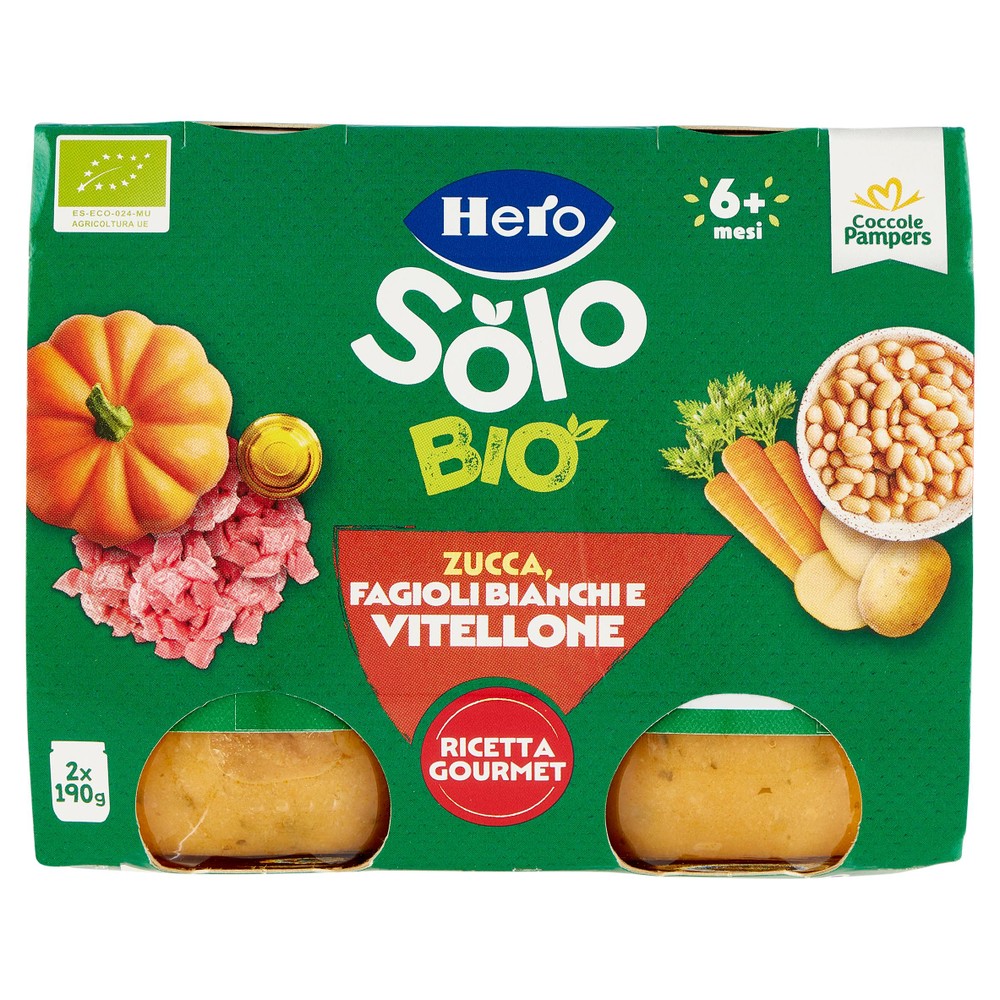 Omogeneizzato Verdure E Vitellone Hero, Conf. Da 2 - Foto 1