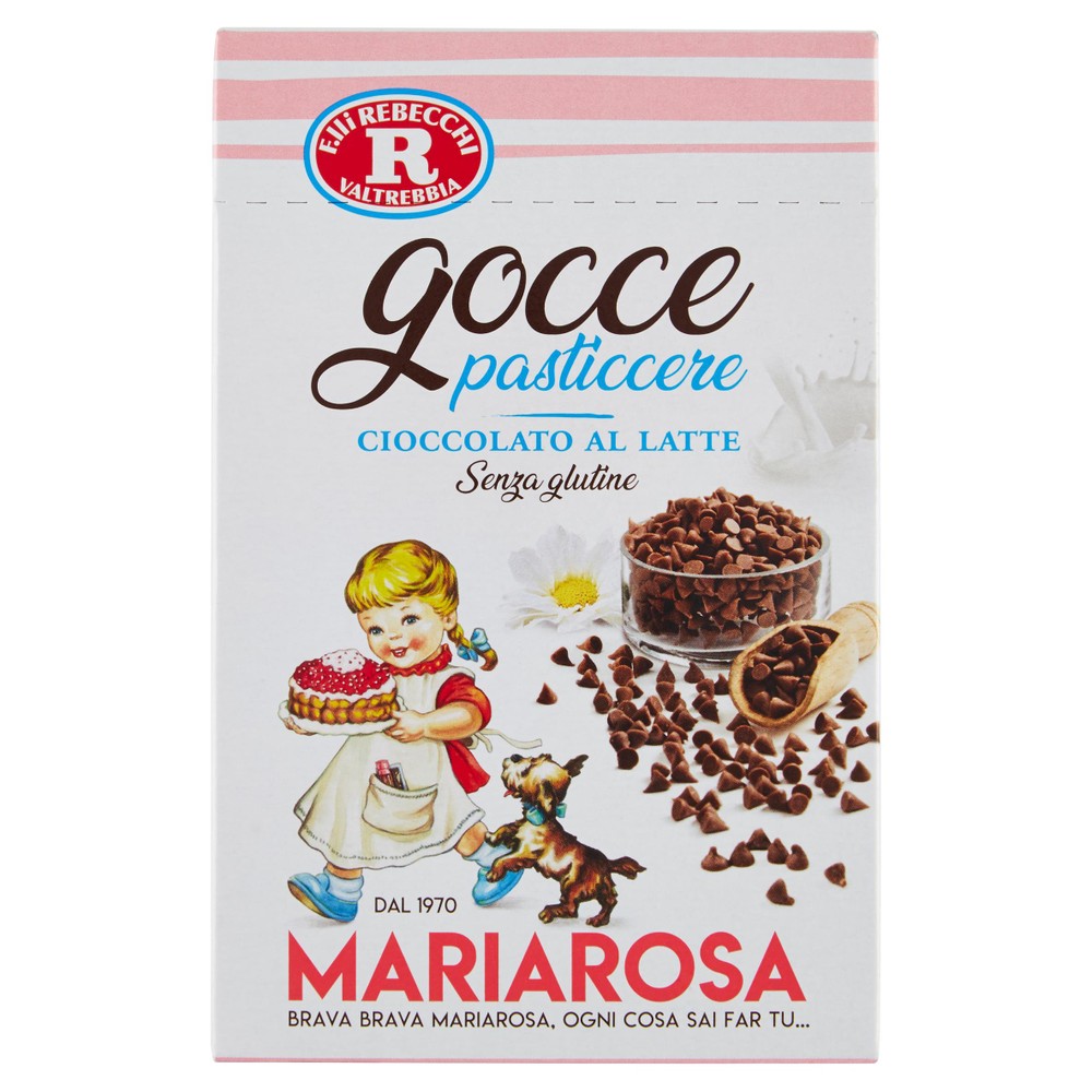 Gocce Cioccolato Al Latte Mariarosa Rebecchi