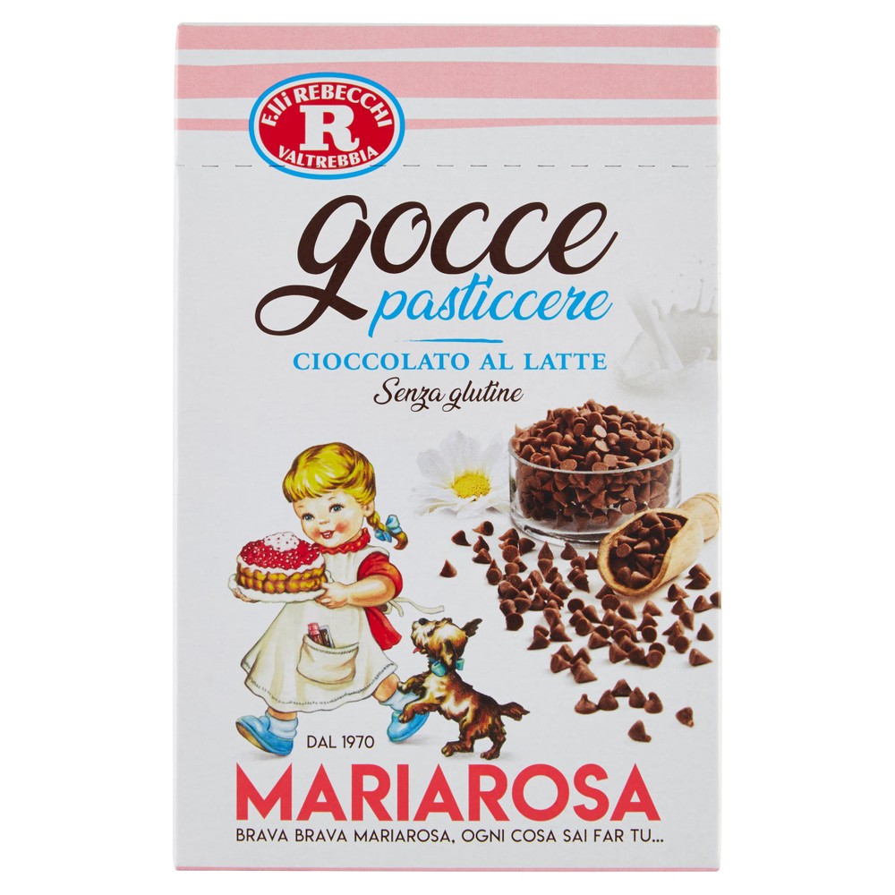 Gocce Di Cioccolato Al Latte Senza Glutine Per Decorazioni Mariarosa - Foto 1