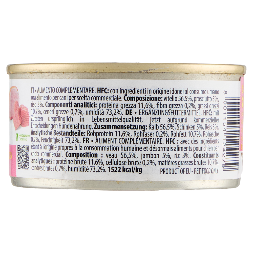 Alimento Umido Per Cane Hfc Natural Vitello Prosciutto Almo - Foto 3