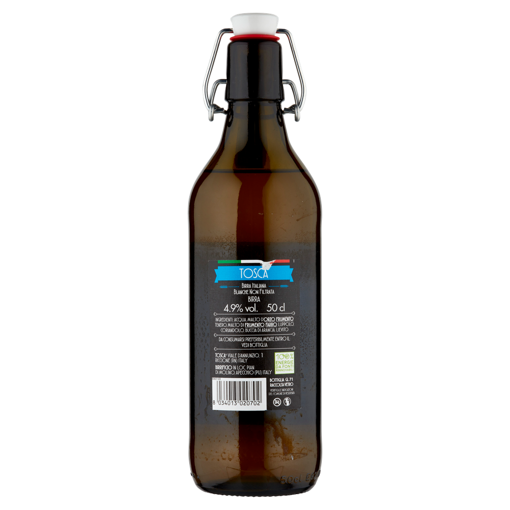 Birra Artigianale Blanche Non Filtrata Tosca - Foto 3