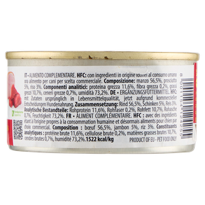Alimento Umido Per Cane Hfc Natural Manzo Prosciutto Almo - Foto 3
